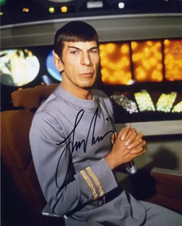 Leonard Nimoy autograph