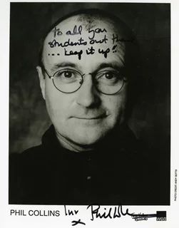 Phil Collins autograph
