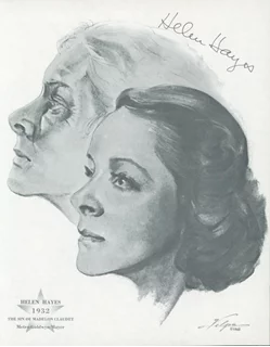 Helen Hayes autograph