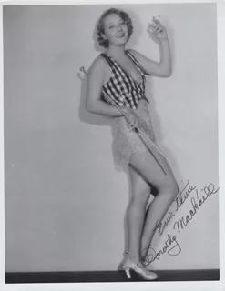 Dorothy Mackaill autograph