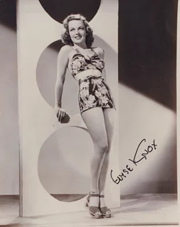 Elyse Knox autograph