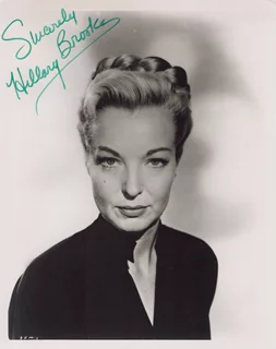 Hillary Brooke autograph