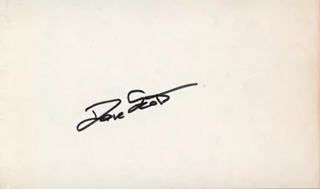 Dave Scott autograph