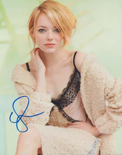 Emma Stone autograph