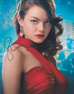 Emma Stone autograph