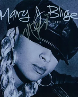 Mary J. Blige autograph