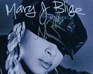 Mary J. Blige autograph