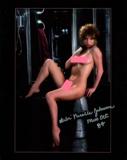 Debi Nicolle Johnson autograph