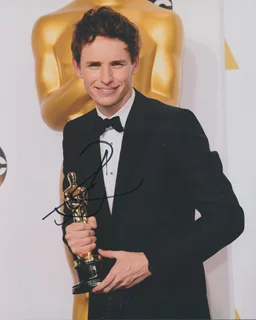 Eddie Redmayne autograph