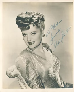 Alexis Smith autograph