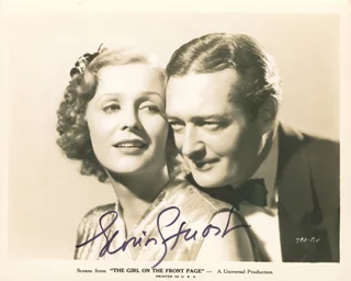 Gloria Stuart autograph