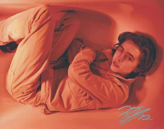 Timothee Chalamet autograph