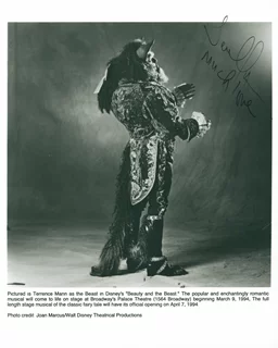 Terrence Mann autograph