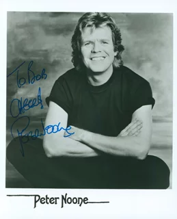 Peter Noone autograph