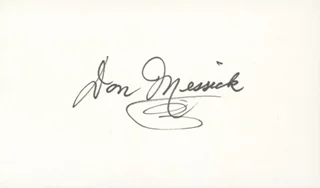 Don Messick autograph