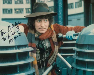 Tom Baker autograph