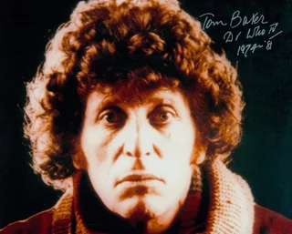 Tom Baker autograph