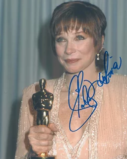 Shirley MacLaine autograph