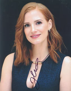 Jessica Chastain autograph