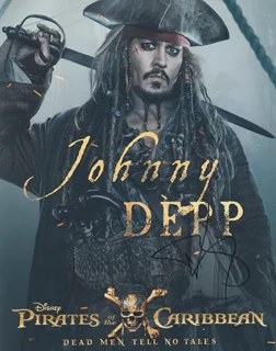 Johnny Depp autograph