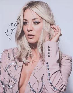 Kaley Cuoco autograph