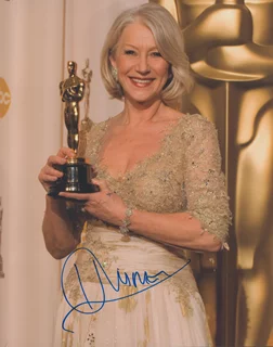 Helen Mirren autograph