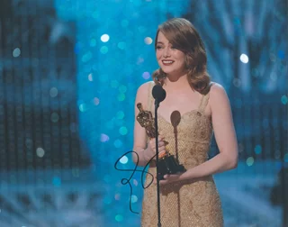 Emma Stone autograph