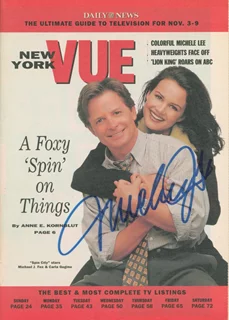 Michael J. Fox autograph