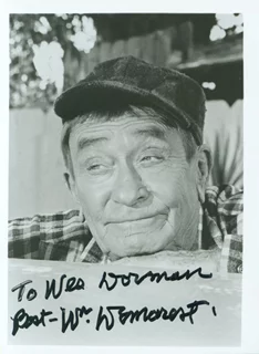 William Demarest autograph