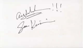 Sam Kinison autograph