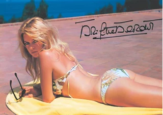 Brigitte Bardot autograph