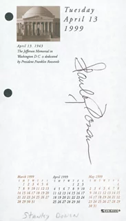 Stanley Donen autograph