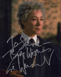 Zoe Wanamaker autograph