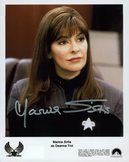 Marina Sirtis autograph