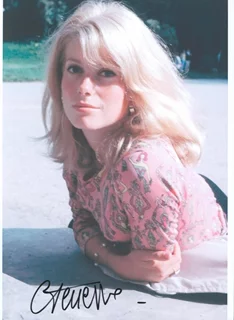 Catherine Deneuve autograph
