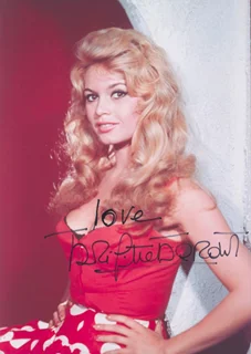 Brigitte Bardot autograph