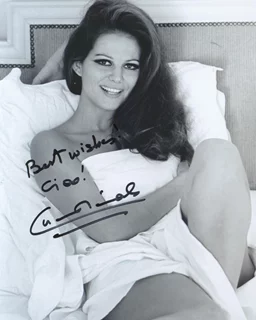 Claudia Cardinale autograph