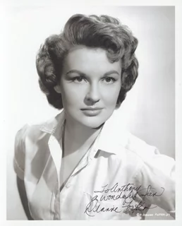 Dianne Foster autograph