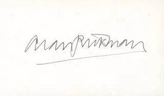 Alan Rickman autograph