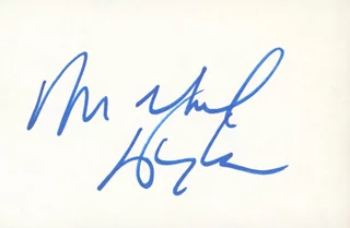 Michael Douglas autograph
