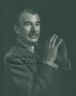 Walter Pidgeon autograph