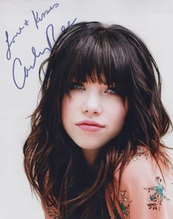 Carly Rae Jepsen autograph
