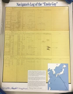The Enola Gay autograph