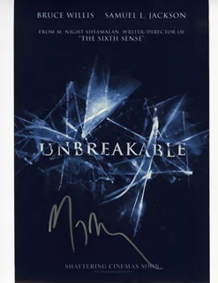 M. Night Shyamalan autograph