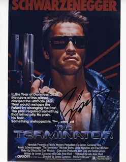 James Cameron autograph