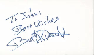 Burt Kwouk autograph