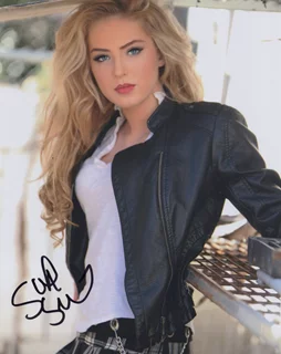 Saxon Sharbino autograph