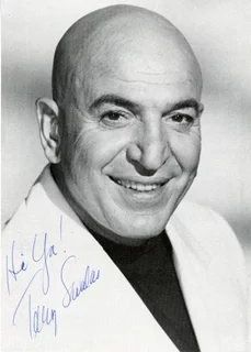 Telly Savalas autograph