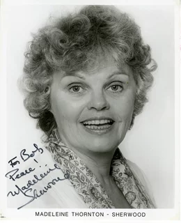 Madeleine Sherwood autograph