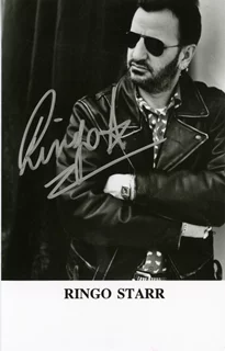 Ringo Starr autograph